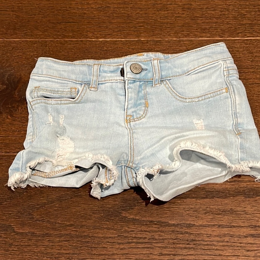 Gap Girls Blue Shortie Shorts Size 6